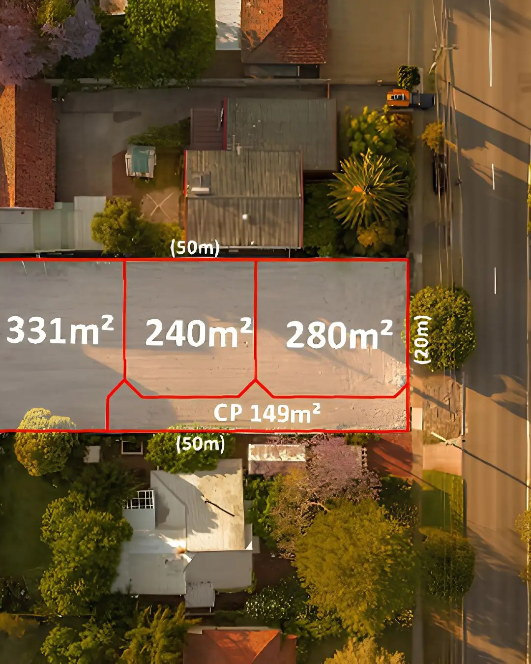 subdivided land perth